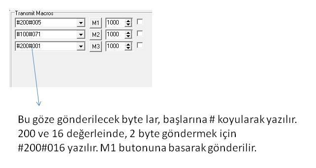 Terminal Programında Byte Gönderme